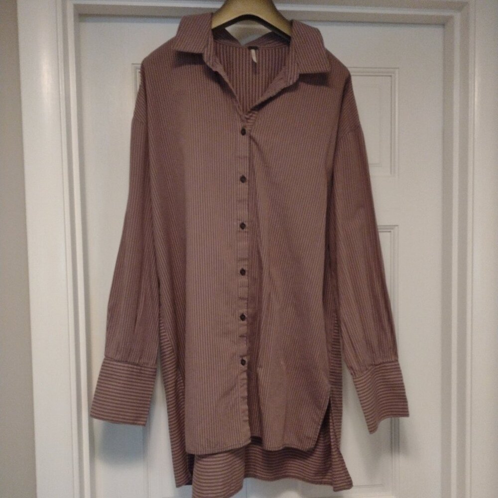 Free People oversized shirt